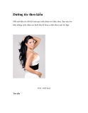 Dưỡng tóc theo kiểu 