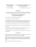 Nghị quyết số 23/2011/NQ-HĐND  