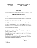 Quyết định số 52/2011/QĐ-UBND 