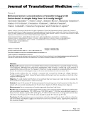 báo cáo hóa học:" Enhanced serum concentrations of transforming growth factor-beta1 in simple fatty liver: is it really benign?"