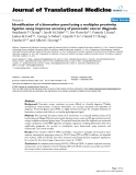 báo cáo hóa học:"  Identification of a biomarker panel using a multiplex proximity ligation assay improves accuracy of pancreatic cancer diagnosis"