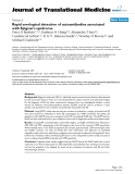 báo cáo hóa học:" Rapid serological detection of autoantibodies associated with Sjögren's syndrome"