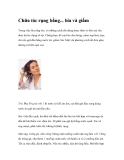 Chữa tóc rụng bằng... bia và giấm