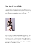 Làm đẹp với Lâm Y Thần