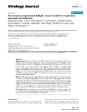 Báo cáo sinh học: " An immunocompromised BALB/c mouse model for respiratory syncytial virus infection"