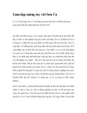 Làm đẹp móng tay với Sơn Ca 