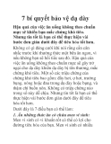 7 bí quyết bảo vệ dạ dày