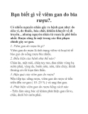 Bạn biết gì về viêm gan do bia rượu?.