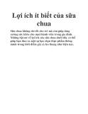 Lợi ích ít biết của sữa chua