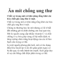 Ăn mít chống ung thư