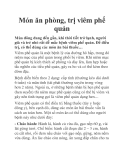 Món ăn phòng, trị viêm phế quản