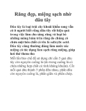 Răng đẹp, miệng sạch nhờ dâu tây