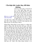 Cẩn thận khi vị giác thay đổi khác thường