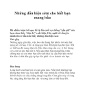 Những dấu hiệu sớm cho biết bạn mang bầu