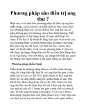 Phương pháp nào điều trị ung thư ?