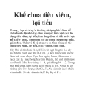 Khế chua tiêu viêm, lợi tiểu