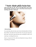 7 bước đánh phấn hoàn hảo