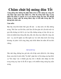 Chăm chút bộ móng đón Tết