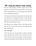 Để vùng da khuỷu mịn màng