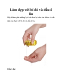 Làm đẹp với bí đỏ và dầu ô liu