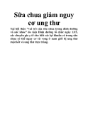 Sữa chua giảm nguy cơ ung thư