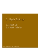 Kiến trúc máy tính-Phần 3: Mạch tuần từ