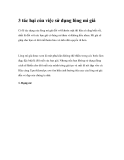 3 tác hại của việc sử dụng lông mi giả 
