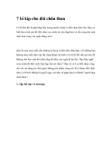 7 bí kíp cho đôi chân thon 