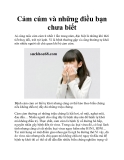 Cảm cúm và những điều bạn chưa biết