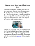 Phương pháp đông lạnh điều trị ung thư