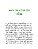 Vaccine cúm gia 