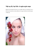 Mặt nạ tẩy bụi bẩn và ngăn ngừa mụn
