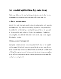 Sai lầm tai hại khi làm đẹp mùa đông