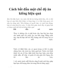 Cách bắt đầu một chế độ ăn kiêng hiệu quả