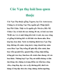 Cúc Vạn thọ loài hoa quen thuộc