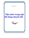 Nhà nước trong một thế đang chuyển đổi