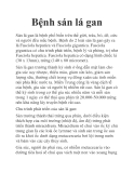 Bệnh sán lá gan