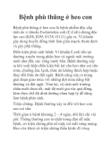 Bệnh phù thũng ở heo con