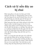 Cách xử lý nền đáy ao bị chai