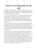 Nuôi cá tra bằng thức ăn tự chế