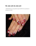 Sắc màu nail cho năm mới
