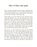 Sâu vẽ bùa cam quýt