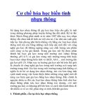 Cơ chế hóa học biến tính nhựa thông