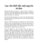Lực cần thiết đẩy một nguyên tử đơn