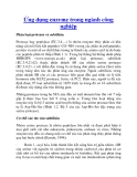 Ứng dụng enzyme trong ngành công nghiệp
