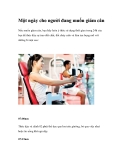 Một ngày cho người đang muốn giảm cân