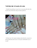 Nail hiện đại với muôn sắc màu