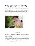 Những ngộ nhận phổ biến về làm đẹp