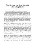 Phân tử trong ứng dụng tiềm năng điện toán phân tử