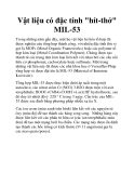 Vật liệu có đặc tính "hít-thở" MIL-53